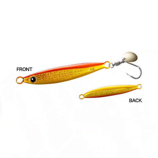 SHIMANO OCEA FALLSHOT BLADE 100g 85mm : 100g Sinking JU-W10X S AKAKIN 004