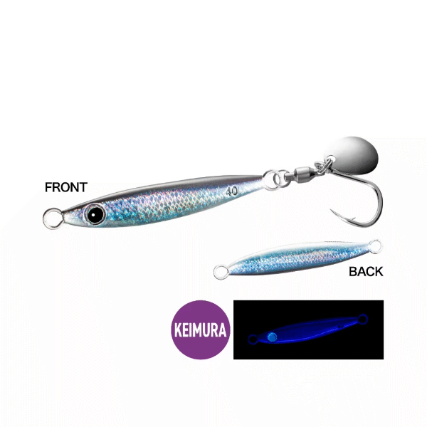SHIMANO OCEA FALLSHOT BLADE 40g 63mm : 40g Sinking JU-W04X SRK KATAKUTI 005