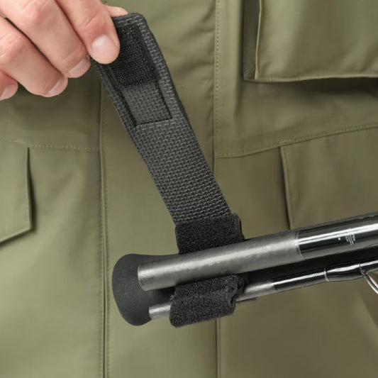 SHIMANO ROD BELT T L ( 5 × 33cm) BE-004Y BLACK fishing accessory — photo 2