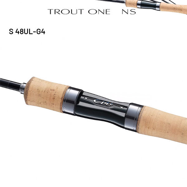 SHIMANO 24 TROUT ONE NS S 48UL-G4 (4 pieces, Spinning)