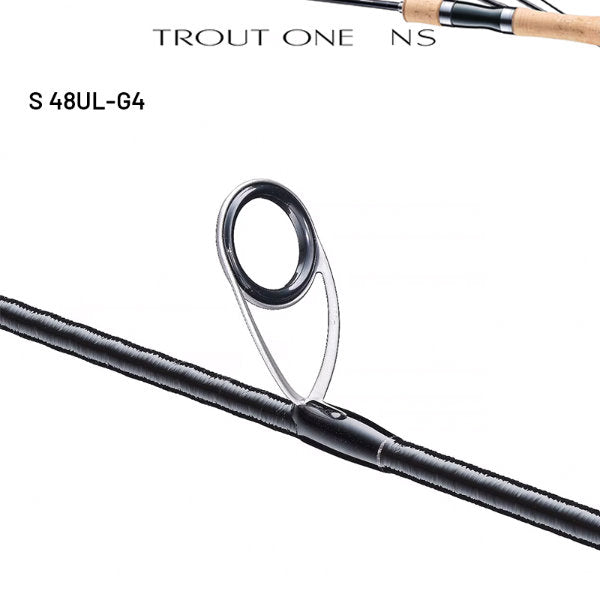 SHIMANO 24 TROUT ONE NS S 48UL-G4 (4 pieces, Spinning)