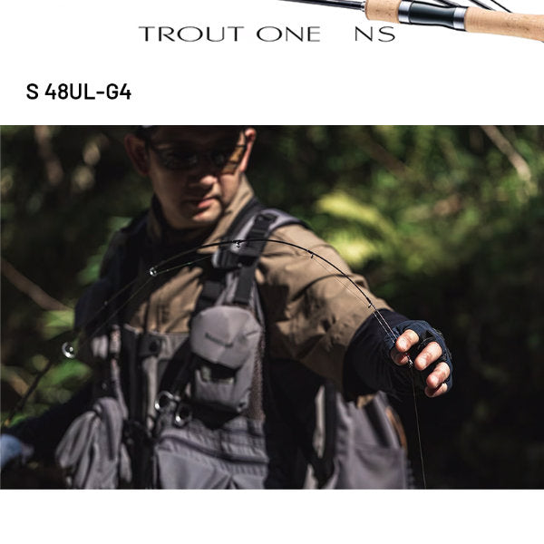 SHIMANO 24 TROUT ONE NS S 48UL-G4 (4 pieces, Spinning)