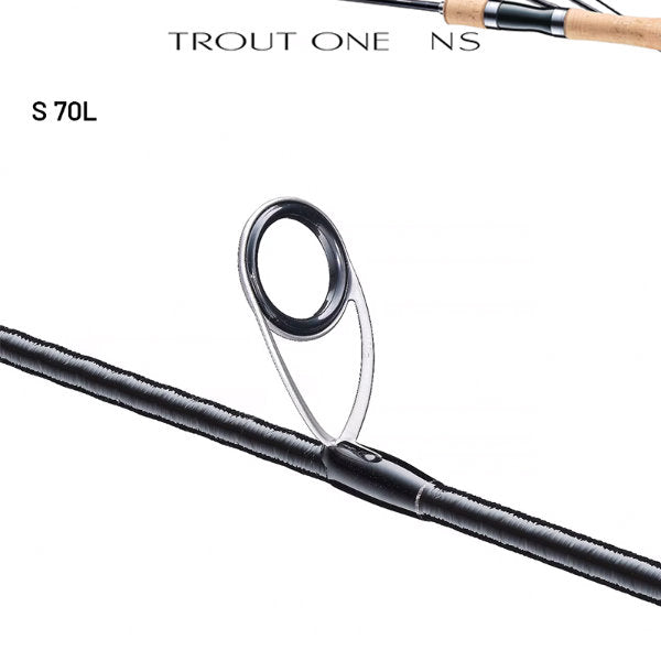 SHIMANO 24 TROUT ONE NS S 70L (2 pieces, Spinning)