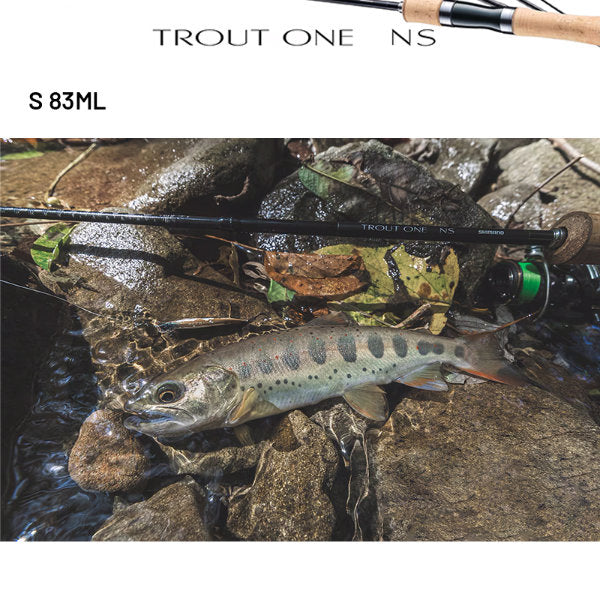 SHIMANO 24 TROUT ONE NS S 83ML (2 pieces, Spinning)