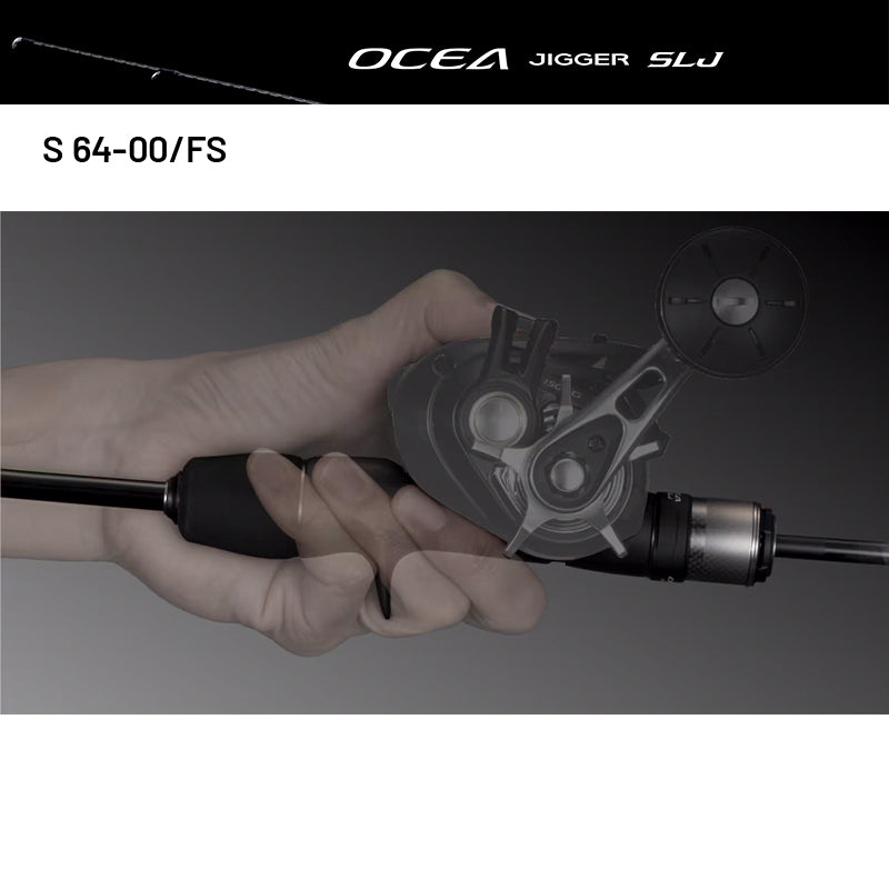 SHIMANO 24 OCEA JIGGER SLJ S 64-00/FS (1 pce-Grip Joint, Spinning) fishing rod — photo 2