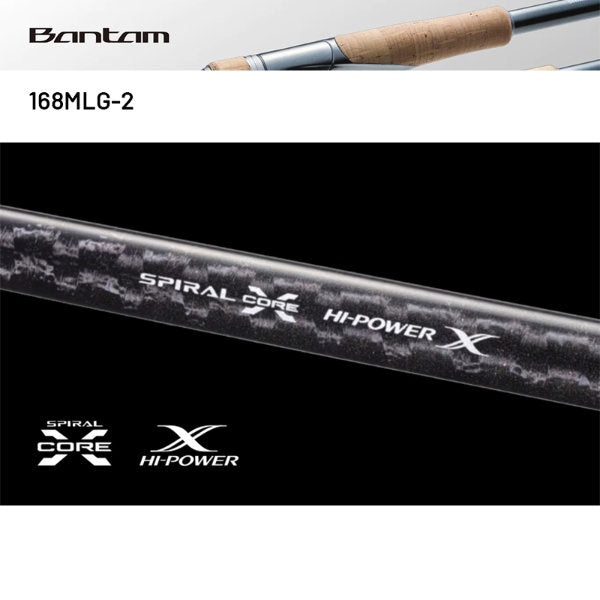 SHIMANO 22 BANTAM 168MLG-2 (2 parça, At-çek)