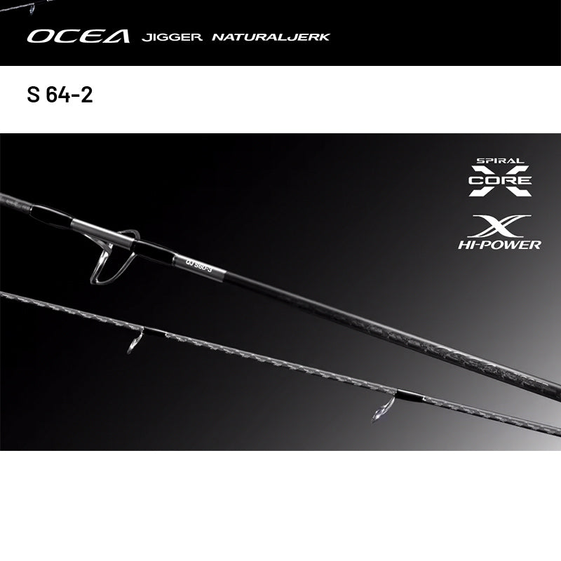 SHIMANO 24 OCEA JIGGER NATURAL JERK S 64-2 (1 piece, Spinning)