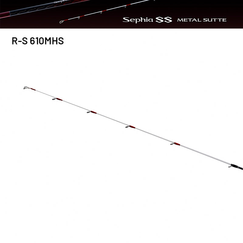 SHIMANO 24 Sephia SS METAL SUTTE R-S 610MHS (2 pieces, Spinning) fishing rod — photo 3