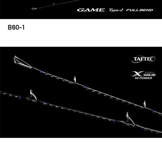 SHIMANO 24 GAME TYPE J FULLBEND B60-1 (1 pce + Grip Joint, Casting) fishing rod — photo 2