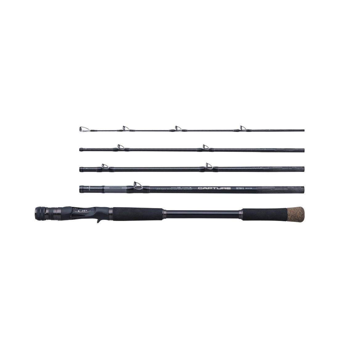 SHIMANO 25 CAPTURE 167XH-5 (5 pieces, Casting)