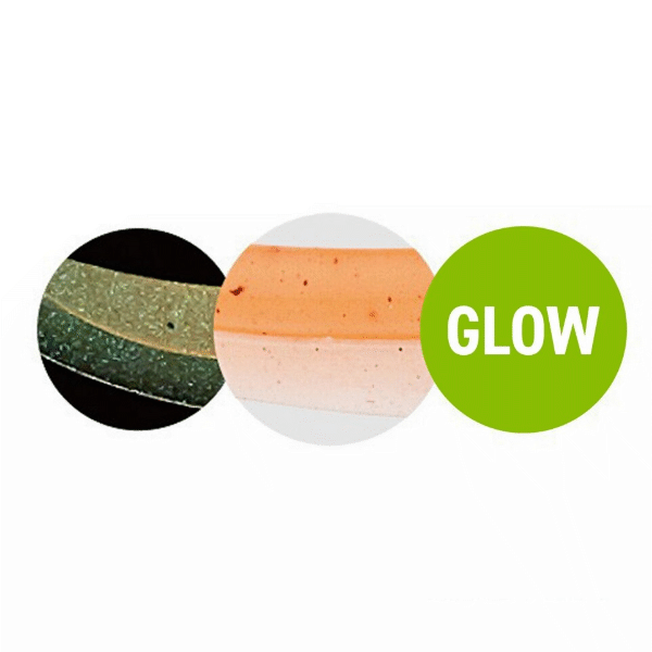 SHIMANO ENGETSU IKA TAKO CURLY 71mm (3 pcs/pack) EW-004N ORANGE GLOW