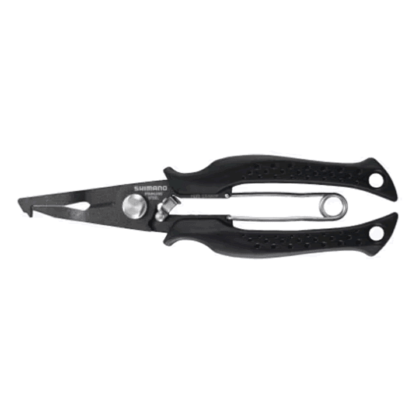 SHIMANO POWER PLIERS BENT 185mm CT-562P BLACK - Britannic Trade