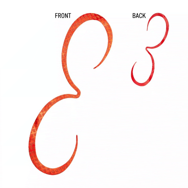 SHIMANO ENGETSU STRONG CURLY 135mm (5 pcs/pack) ED-X01U APPEAR RED