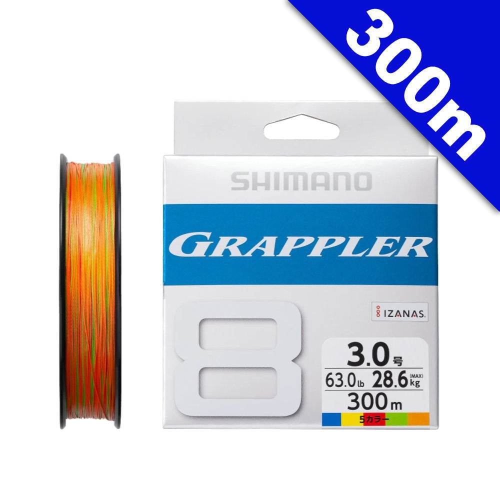 SHIMANO GRAPPLER 8 PE #1.5 (31.8 lb) - 300m 5 COLORS - Britannic Trade