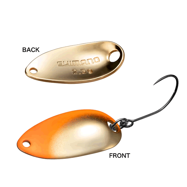 SHIMANO Roll Swimmer Pre,ium Plating 2.5g ORANGE G