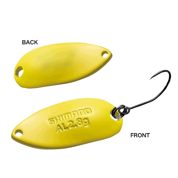 SHIMANO Aluminium Roll 2.8g YELLOW