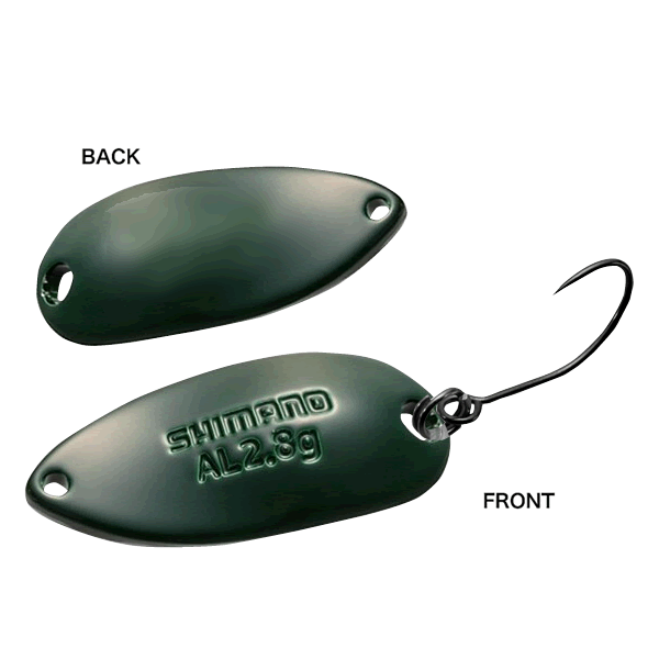 SHIMANO Aluminium Roll 2.8g DARK GREEN