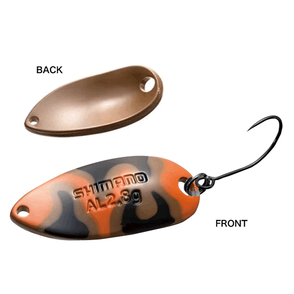 SHIMANO Aluminium Roll 2.8g BROWN ORE CAMO