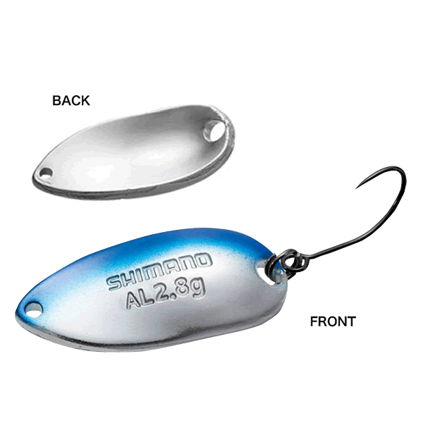 SHIMANO Aluminium Roll 2.8g BLUE SILVER