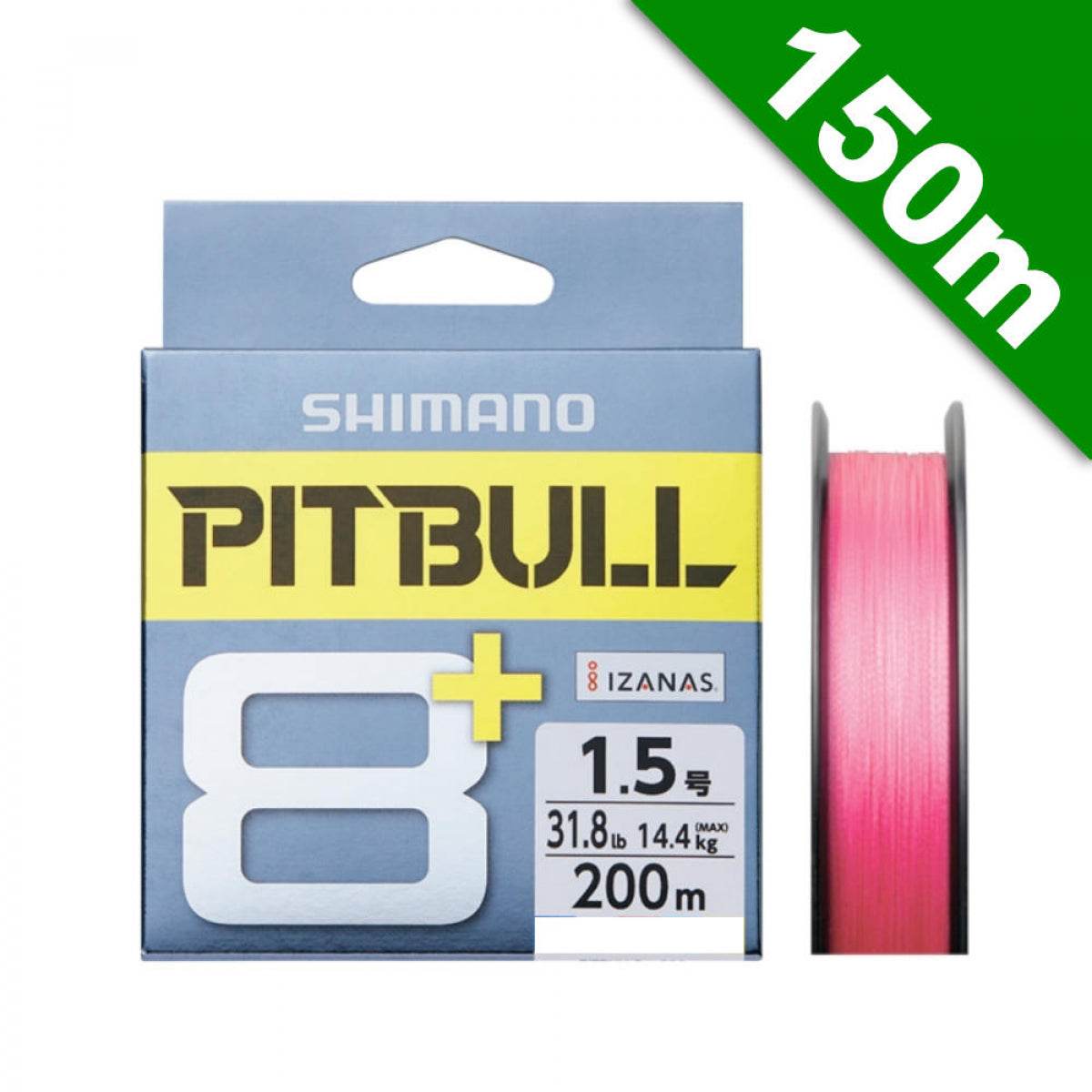 SHIMANO PITBULL 8+ #1.2 (27.1 lb) - 150m TRACEABLE PINK - Britannic Trade