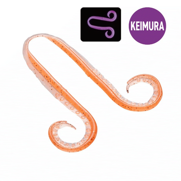 SHIMANO ENGETSU SYUGYO TIE VIVID CURLY 55mm (3 pcs/pack) EW-006P UV OREG RAME