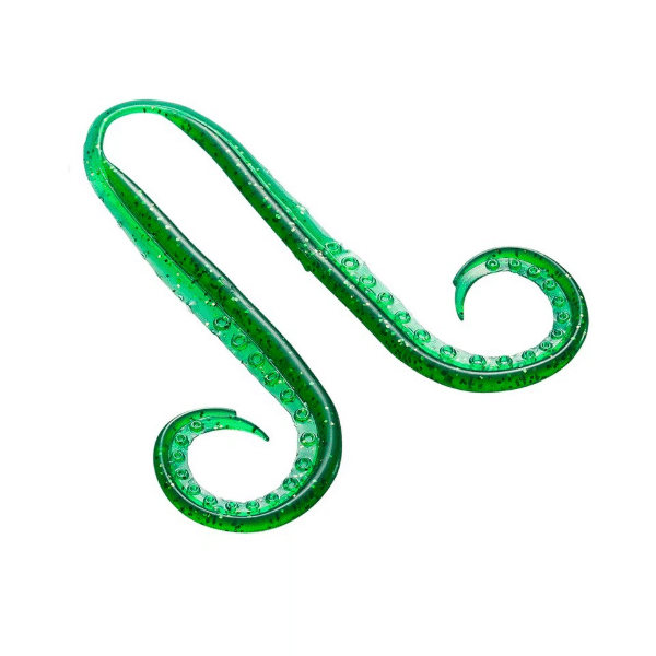 SHIMANO ENGETSU SYUGYO TIE VIVID CURLY 55mm (3 pcs/pack) EW-006P GUREEN RAME