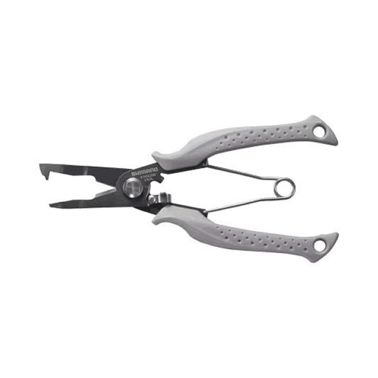SHIMANO POWER PLIERS BENT 185mm CT-562P LIGHT GRAY - Britannic Trade