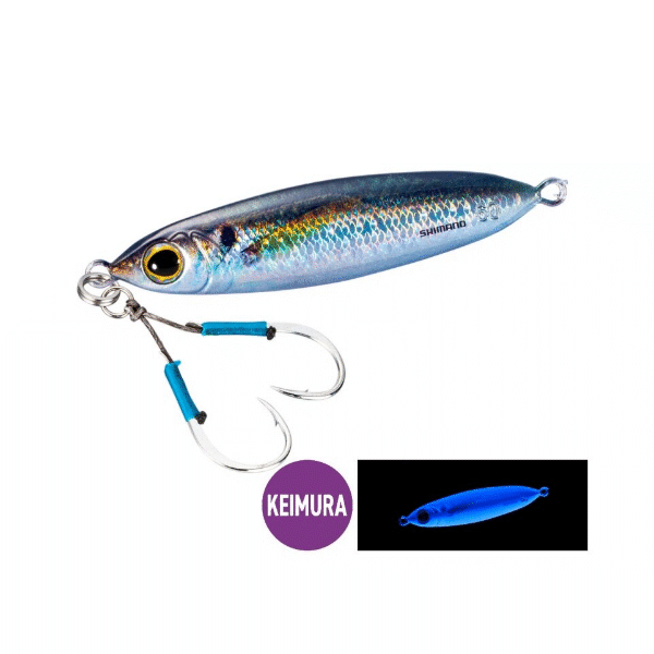 SHIMANO OCEA FLAT LIGHT 60g 77mm : 60g JU-S06W SR UV AJI