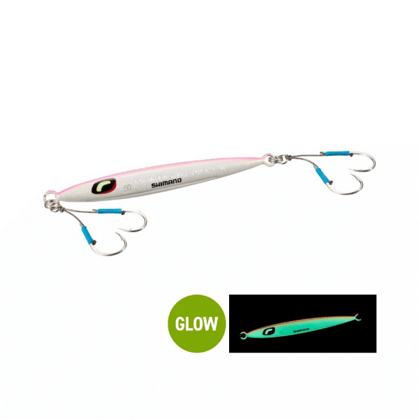 SHIMANO OCEA PEBBLE LIGHT 60g 105mm : 60g JV-P06W STG PIN GIN