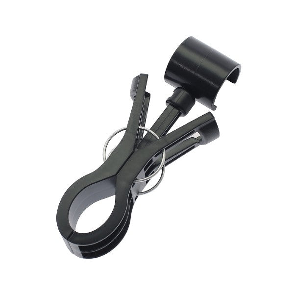 VISOA CLIP FOR BAR 15cm U-A17 BLACK