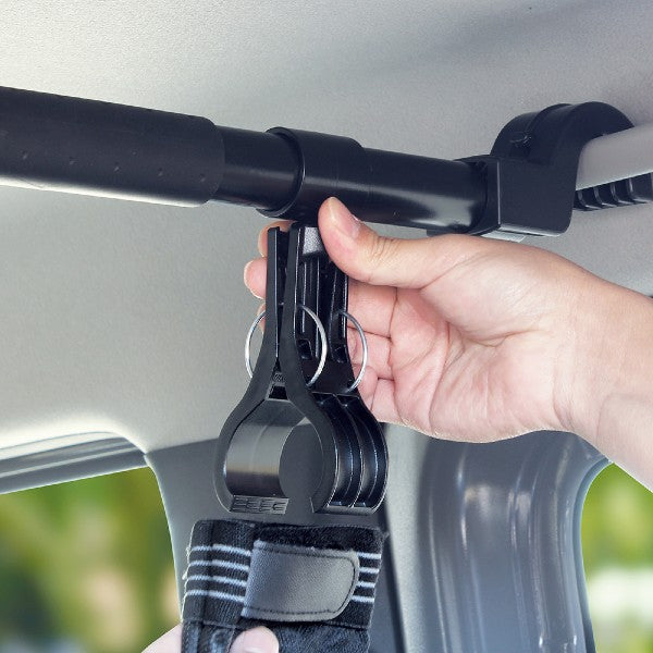 VISOA CLIP FOR BAR 15cm U-A17 BLACK