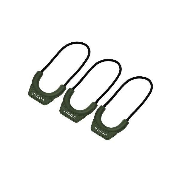 VISOA ZIPPER PULL 6x3cm U-A28 OLIVE DRAB - Britannic Trade
