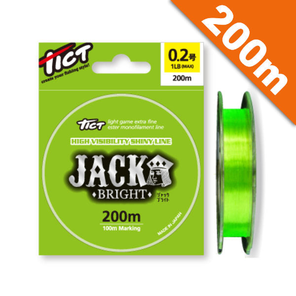 Tict JACK BRIGHT #0.2 (1 libre) - 200m POLYESTER YEŞİL