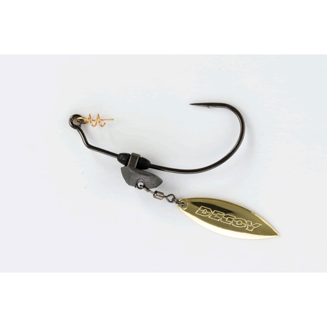 DECOY MAKISASU BLADE #2 - 1.8g Worm230G (2 pcs/pack) GOLD fishing terminal tackle — photo 2