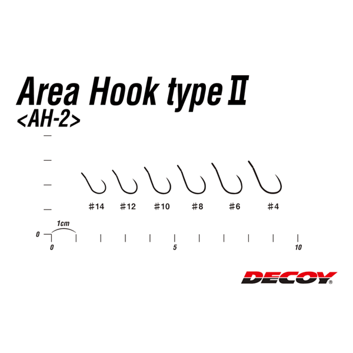 DECOY AREA HOOK TYPE II #10 (8 pcs/pack) MAT BLACK - Britannic Trade