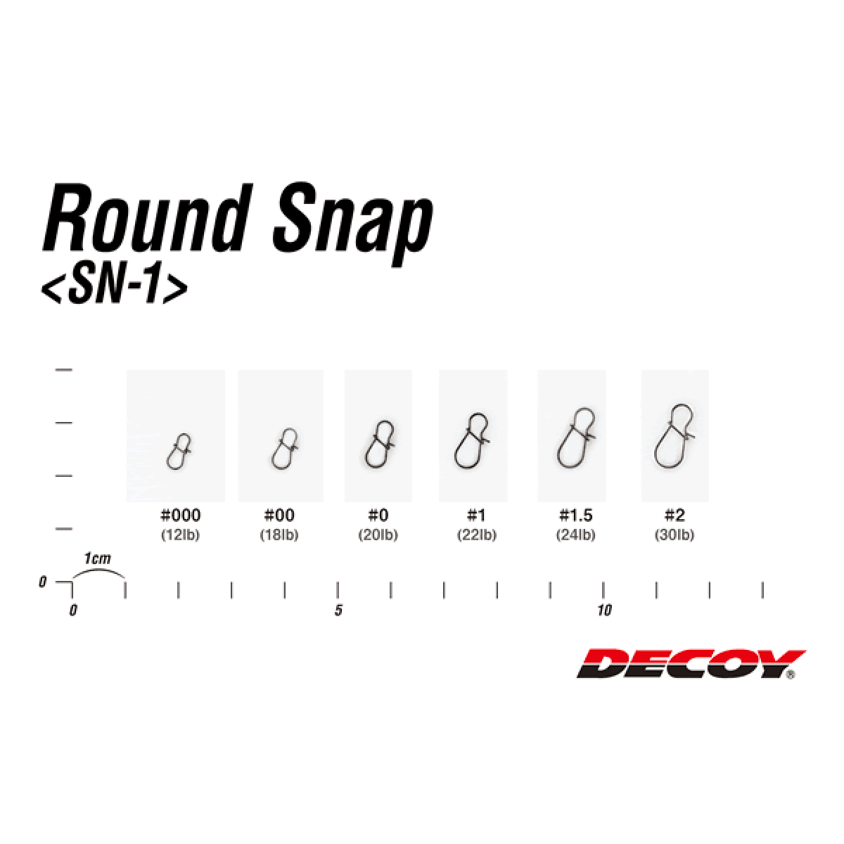 DECOY ROUND SNAP #1 SN-1 (13 pcs/pack) NS BLACK - Britannic Trade