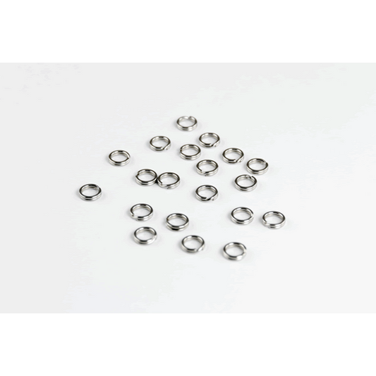 DECOY SPLIT RING MEDIUM CLASS #4 R-3 (20 pcs/pack) SILVER fishing terminal tackle — photo 2