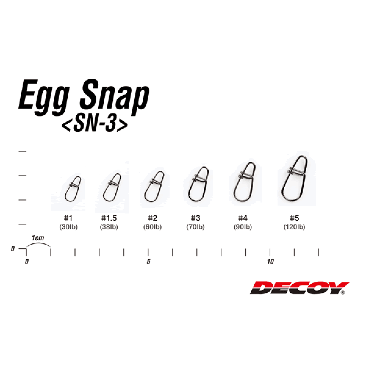 DECOY EGG SNAP #5 SN-3 (7 pcs/pack) NS BLACK - Britannic Trade