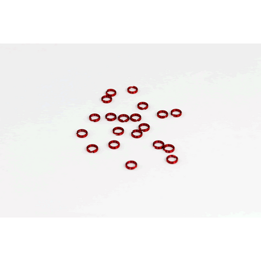 DECOY SPLIT RING LIGHT CLASS #00 R-2 (20 pcs/pack) RED fishing terminal tackle — photo 2