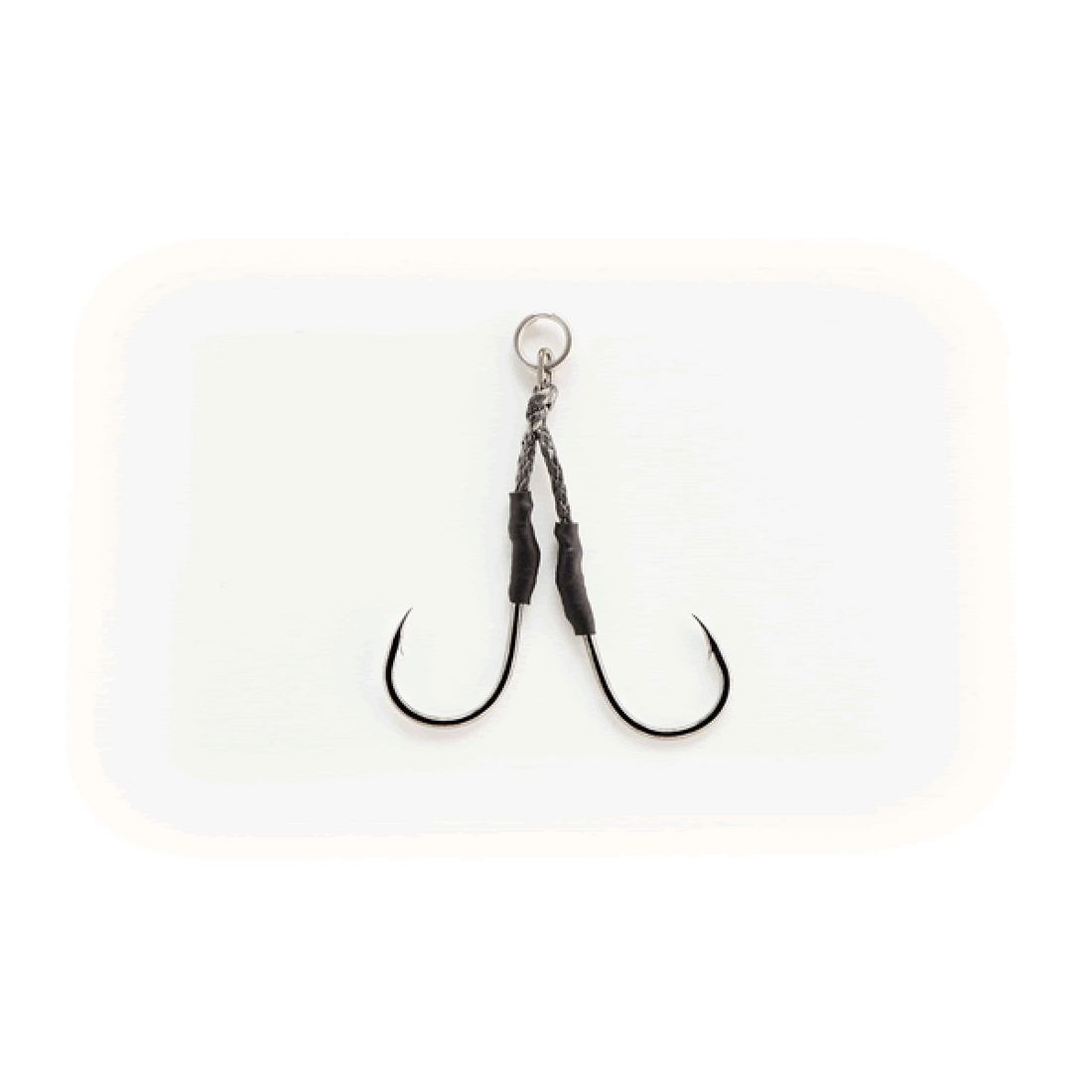 DECOY LIGHT ASSIST #1/0 DJ-90 (2 pcs/pack) NS BLACK fishing terminal tackle — photo 2