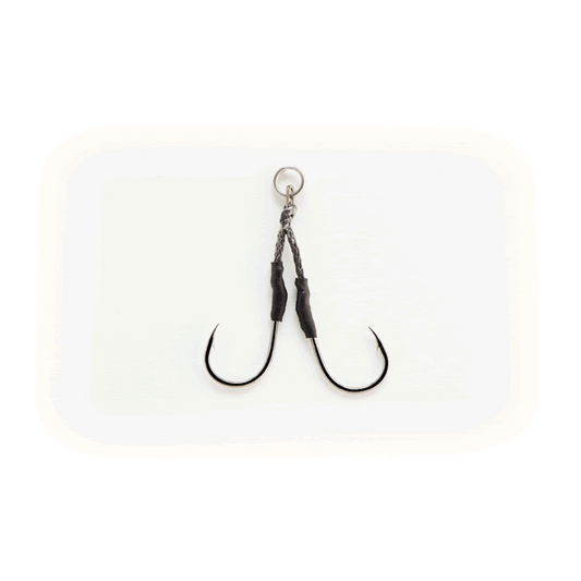 DECOY LIGHT ASSIST #1/0 DJ-90 (2 pcs/pack) NS BLACK fishing terminal tackle — photo 2