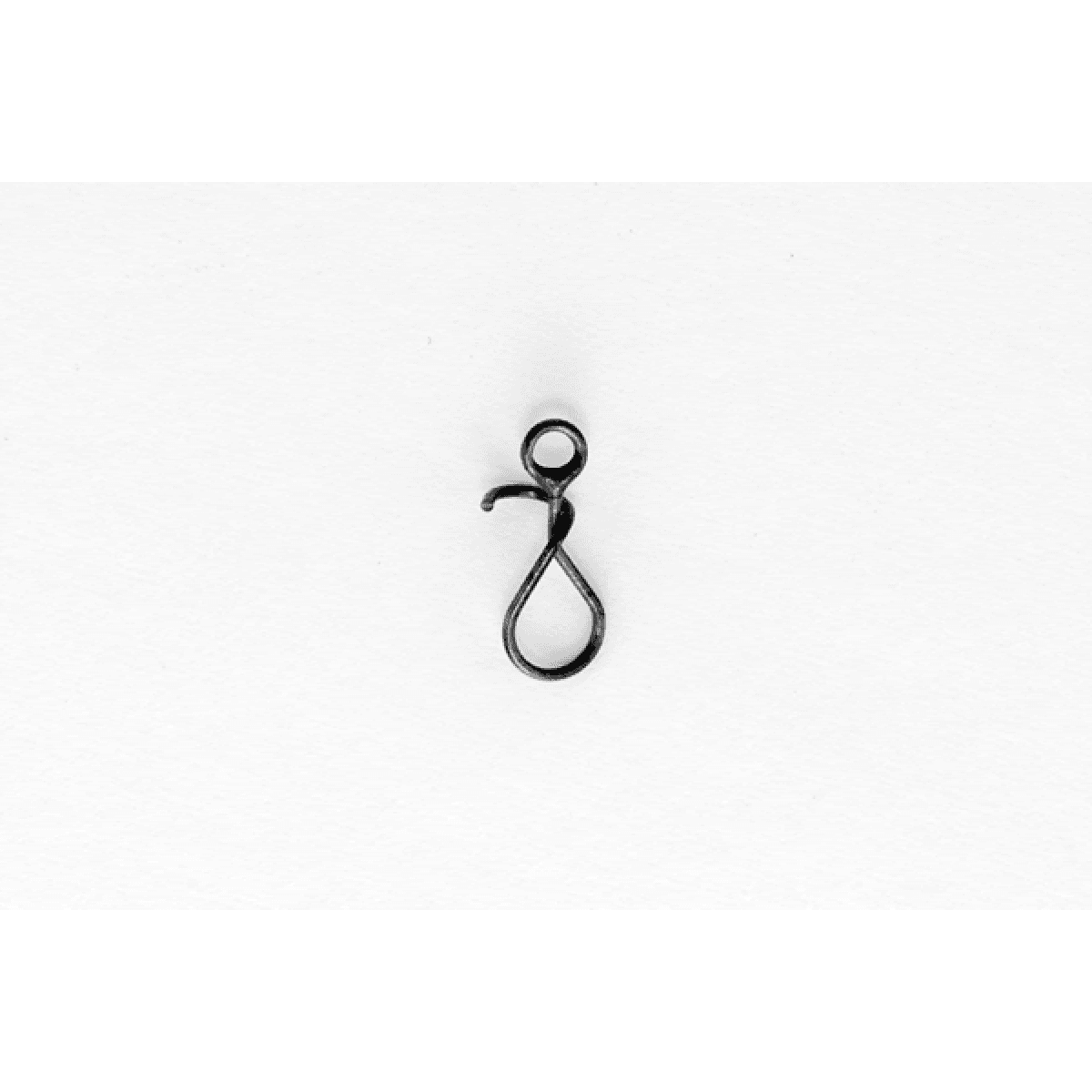 DECOY SPIRAL SNAP #0 SN-5 (6 pcs/pack) MAT BLACK - Britannic Trade