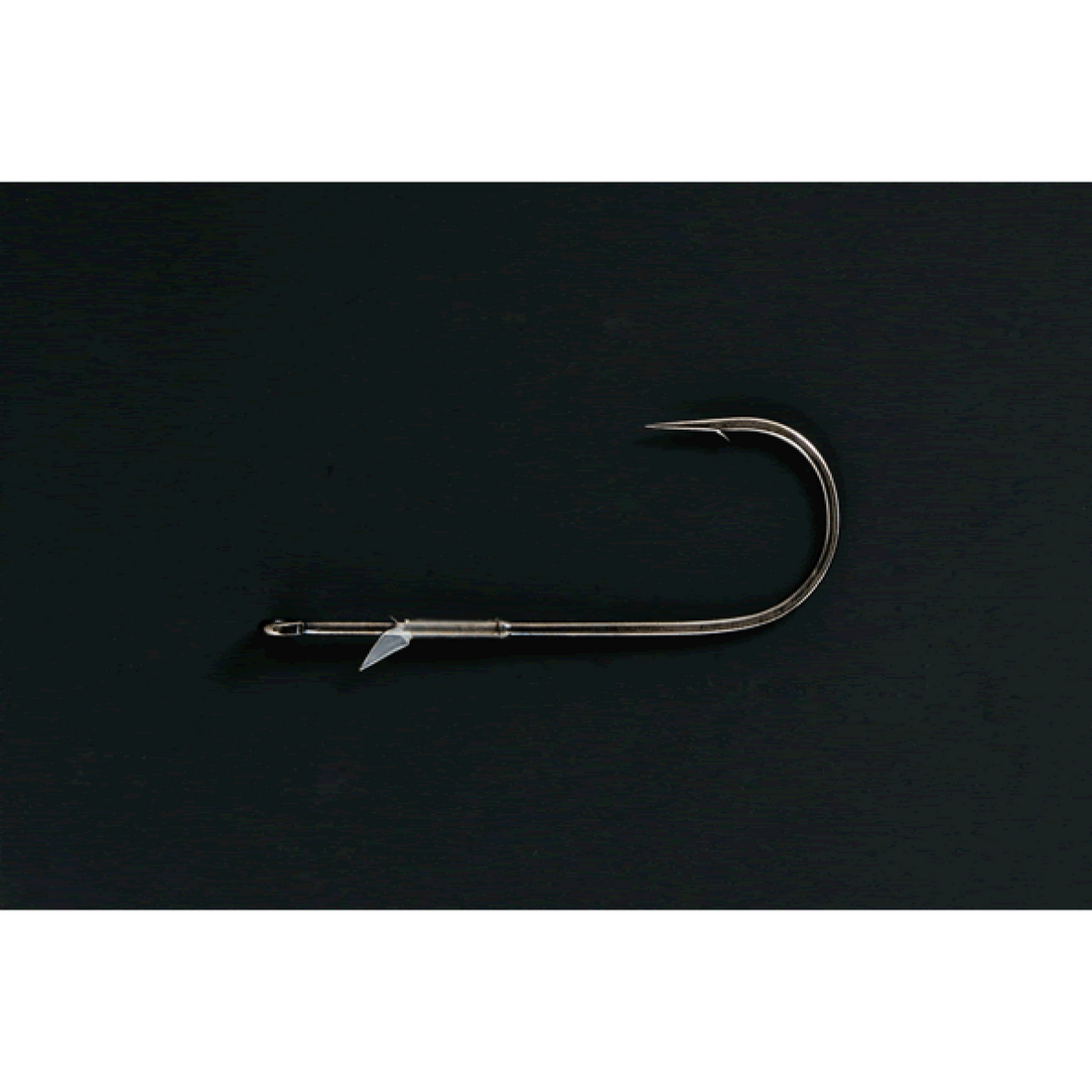 DECOY FLIPPIN’ STRAIGHT #4/0 Worm144 (4 pcs/pack) NS BLACK fishing terminal tackle — photo 2