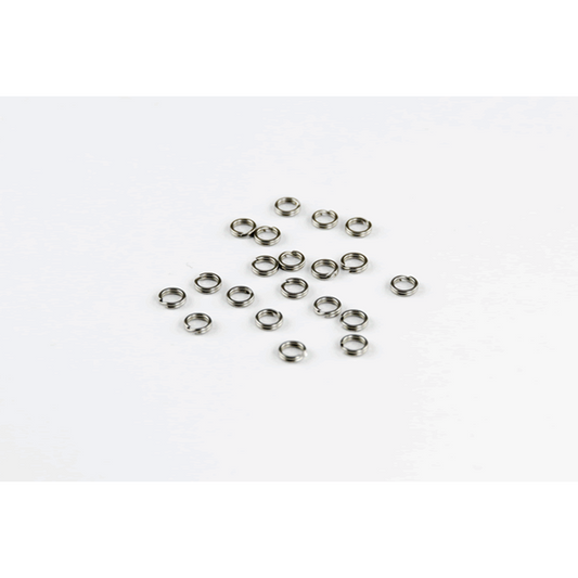 DECOY SPLIT RING LIGHT CLASS #00 R-4 (20 pcs/pack) SILVER fishing terminal tackle — photo 2
