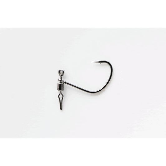 DECOY HD HOOK MASUBARI #1 Worm120 (5 pcs/pack) NS BLACK fishing terminal tackle — photo 2