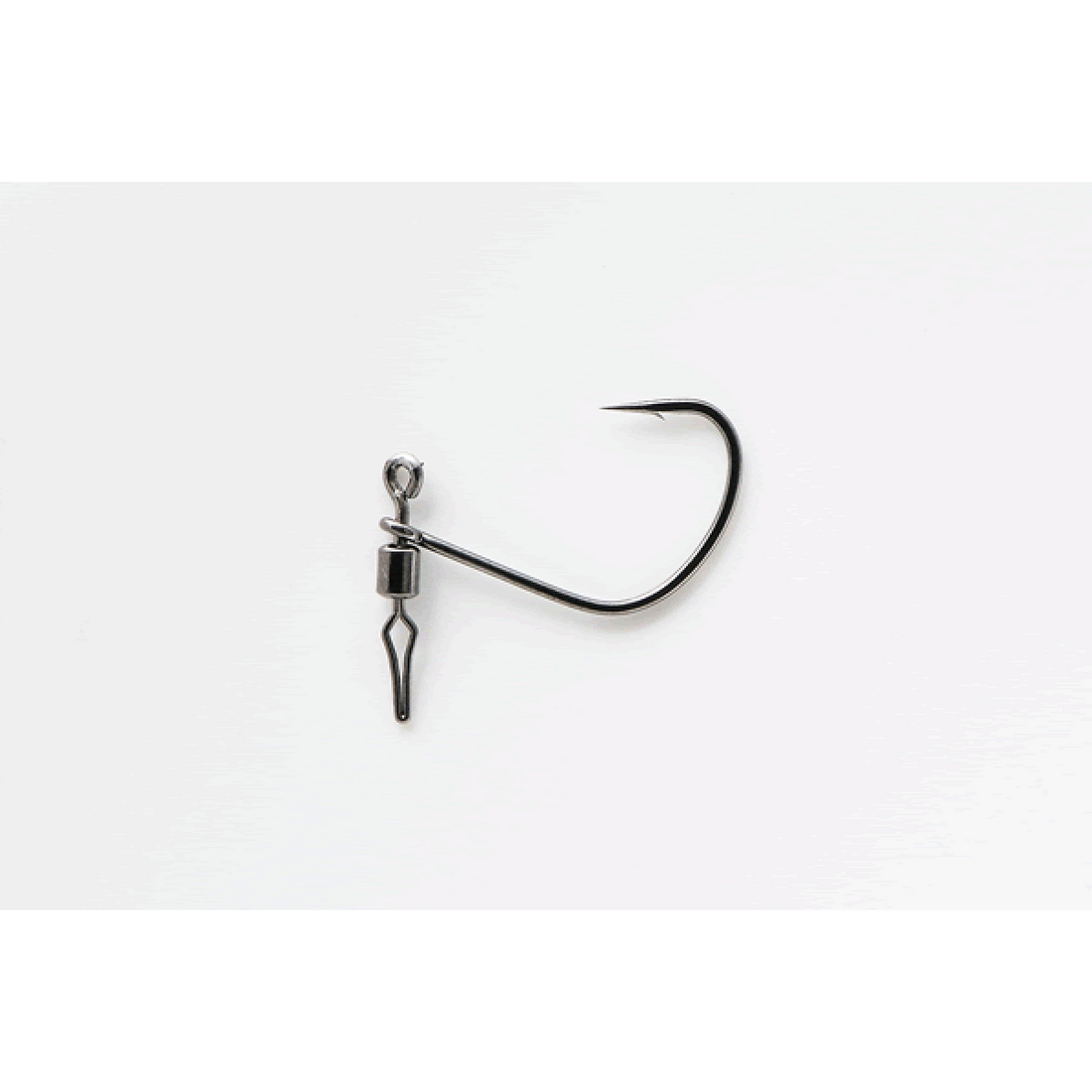 DECOY HD HOOK MASUBARI #1/0 Worm120 (5 pcs/pack) NS BLACK fishing terminal tackle — photo 2