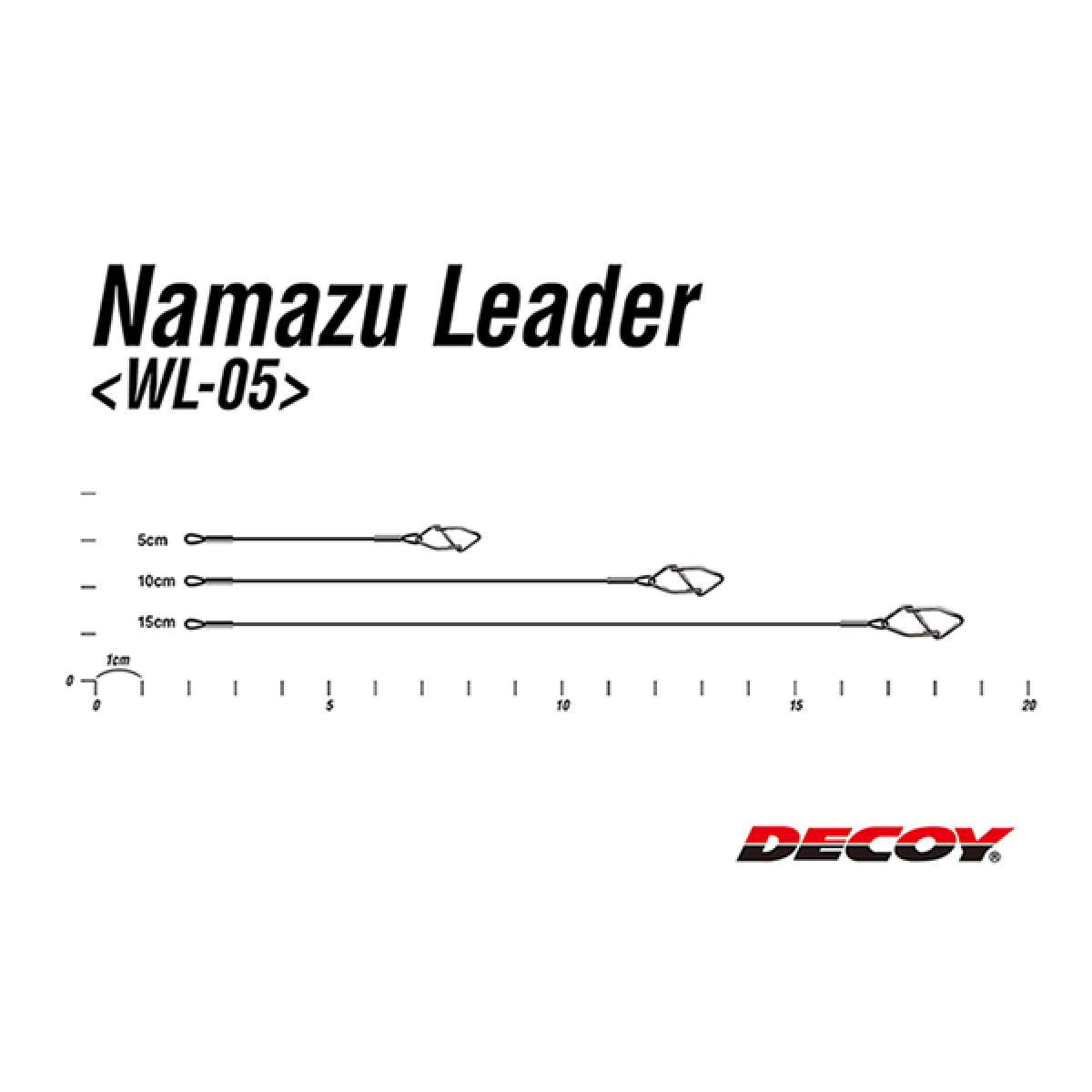 DECOY NAMAZU LEADER 15cm WL-05 (2 pcs/pack)
