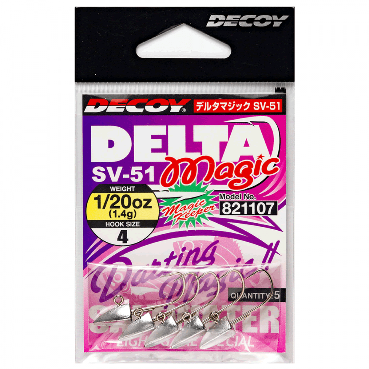 DECOY DELTA MAGIC #6-1/20 SV-51 (5 pcs/pack) W NICKEL - Britannic Trade