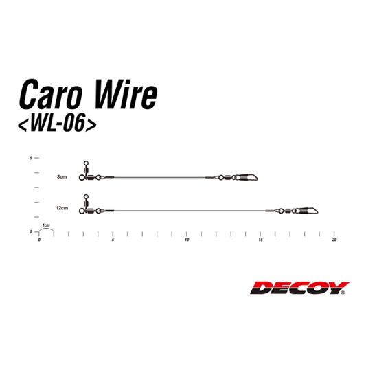 DECOY DECOY CARO WIRE 8cm WL-06 fishing terminal tackle — photo 2