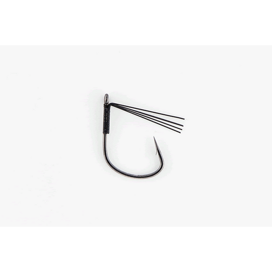 DECOY COVER FINESSE HD #4 Worm220 (5 pcs/pack) NS BLACK fishing terminal tackle — photo 2
